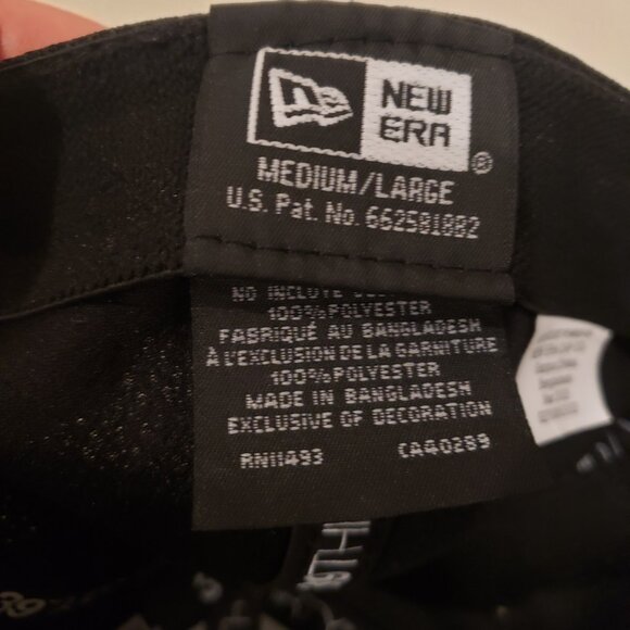 New Era brand new Black and white baseball cap hat - Picture 5 of 5